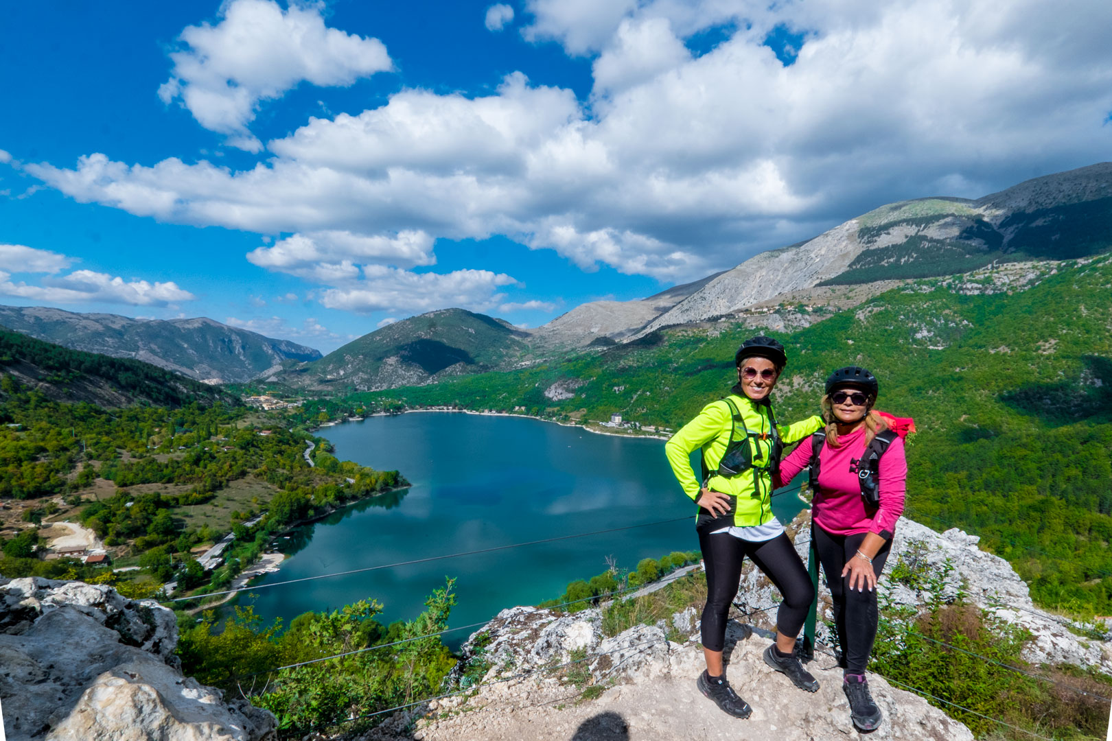 In E-Bike al Lago di Scanno