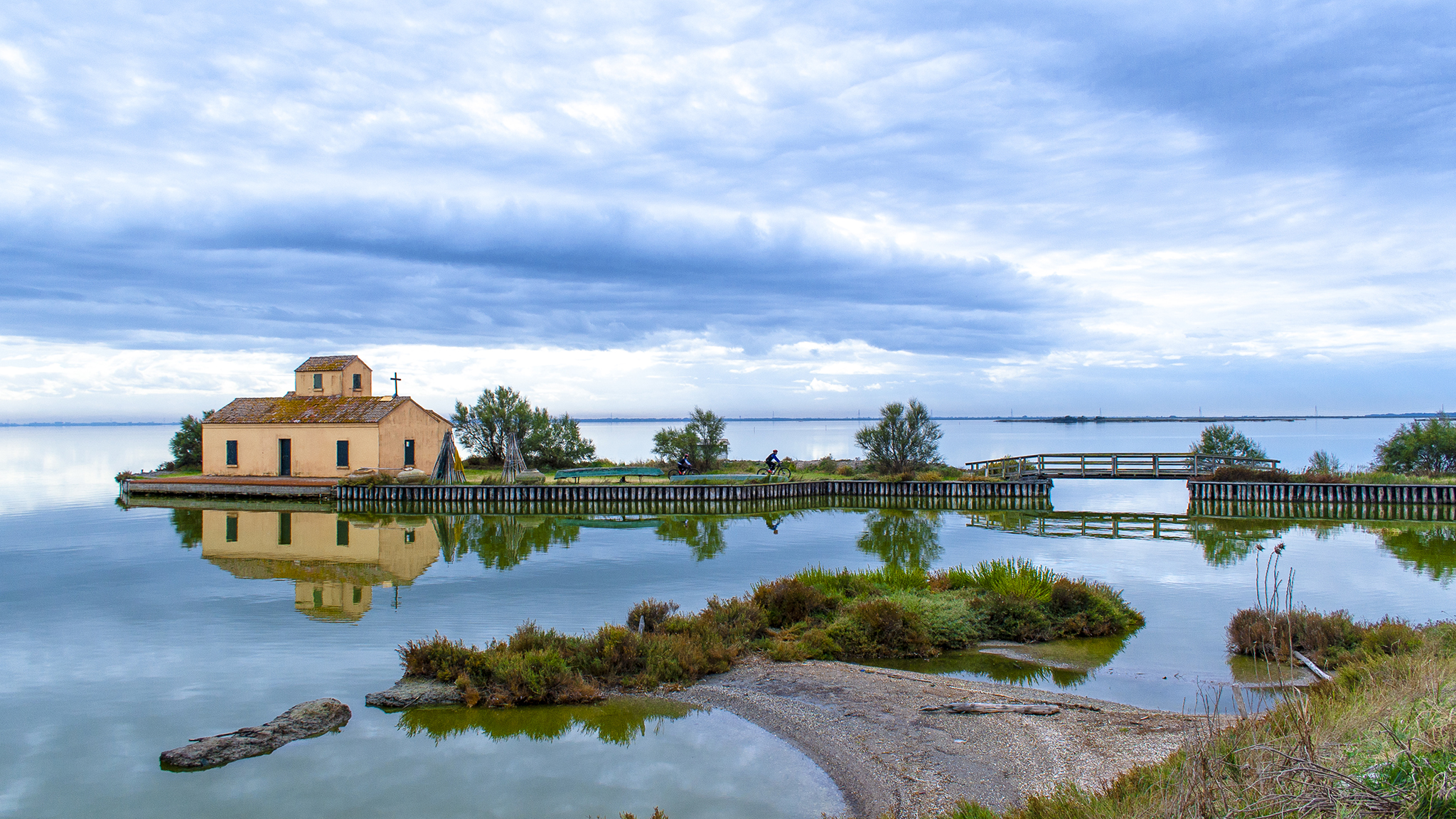 In E-Bike Weekend nelle Valli del Comacchio e al Delta del Pò